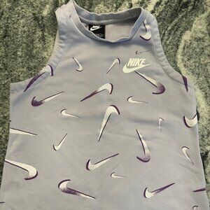 Nike‎ Girl's Sportswear French Terry Printed Tank Top